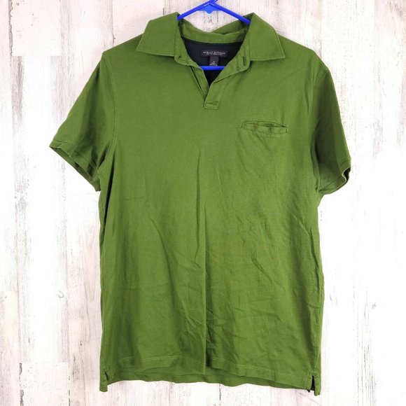 Banana Republic Other - Banana Republic Fitted Pima Polo Mens Green Shirt